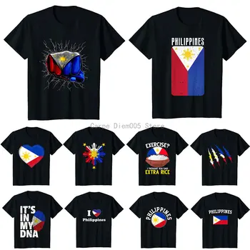 Тениска с флага на Филипините|Philippines T-Shirt S-6XL